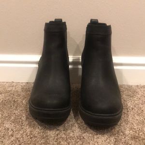 Timberland black ankle boots